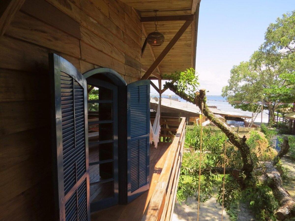Casa Estilosa E Rustica Com Vista Para O Por Do Sol Da Ilha Do Mel! 外观 照片