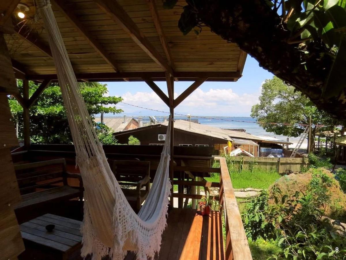 Casa Estilosa E Rustica Com Vista Para O Por Do Sol Da Ilha Do Mel! 外观 照片